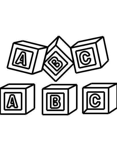 Baby Blocks Drawing at GetDrawings | Free download