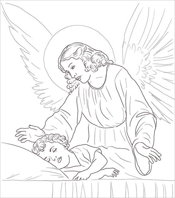 Baby Boy Angel Drawing