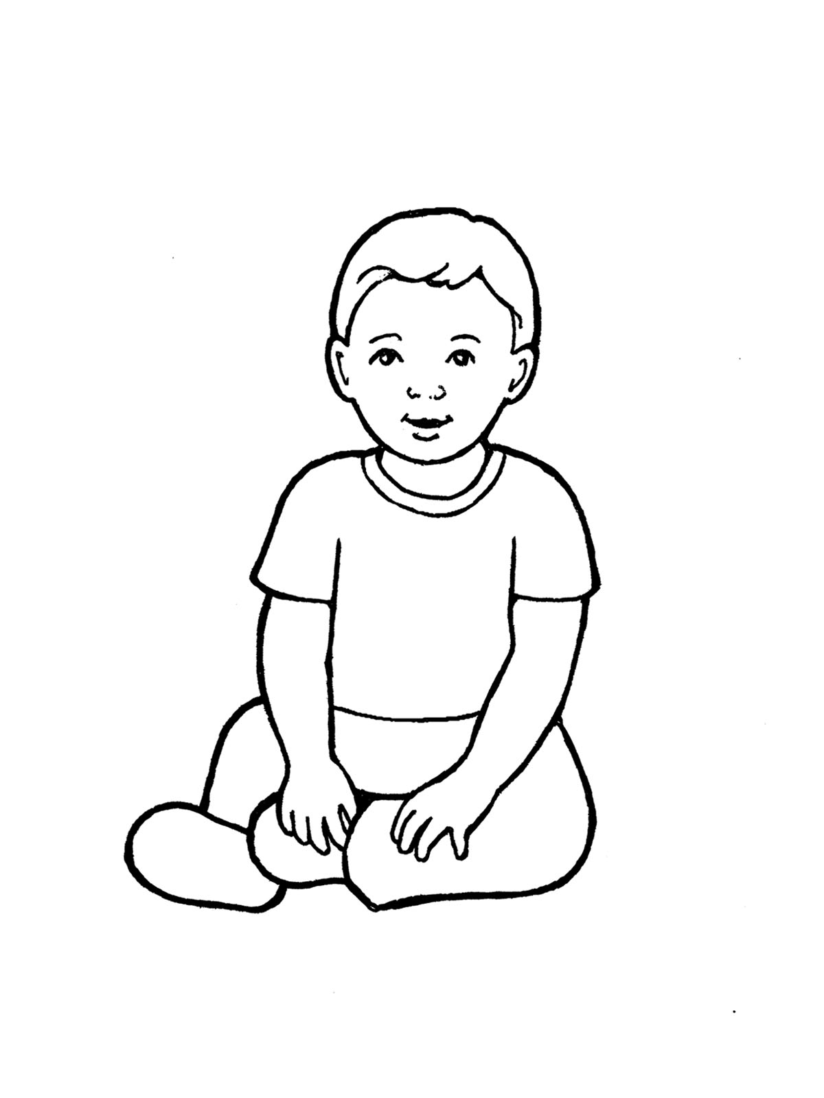 Baby Boy Drawing at GetDrawings | Free download