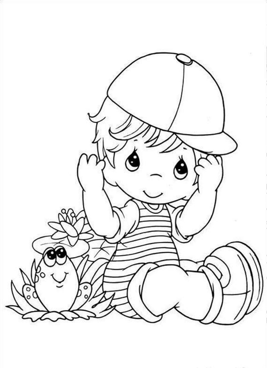 900x1240 Boy Coloring Pages