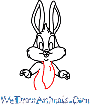 300x350 How To Draw Baby Bugs Bunny