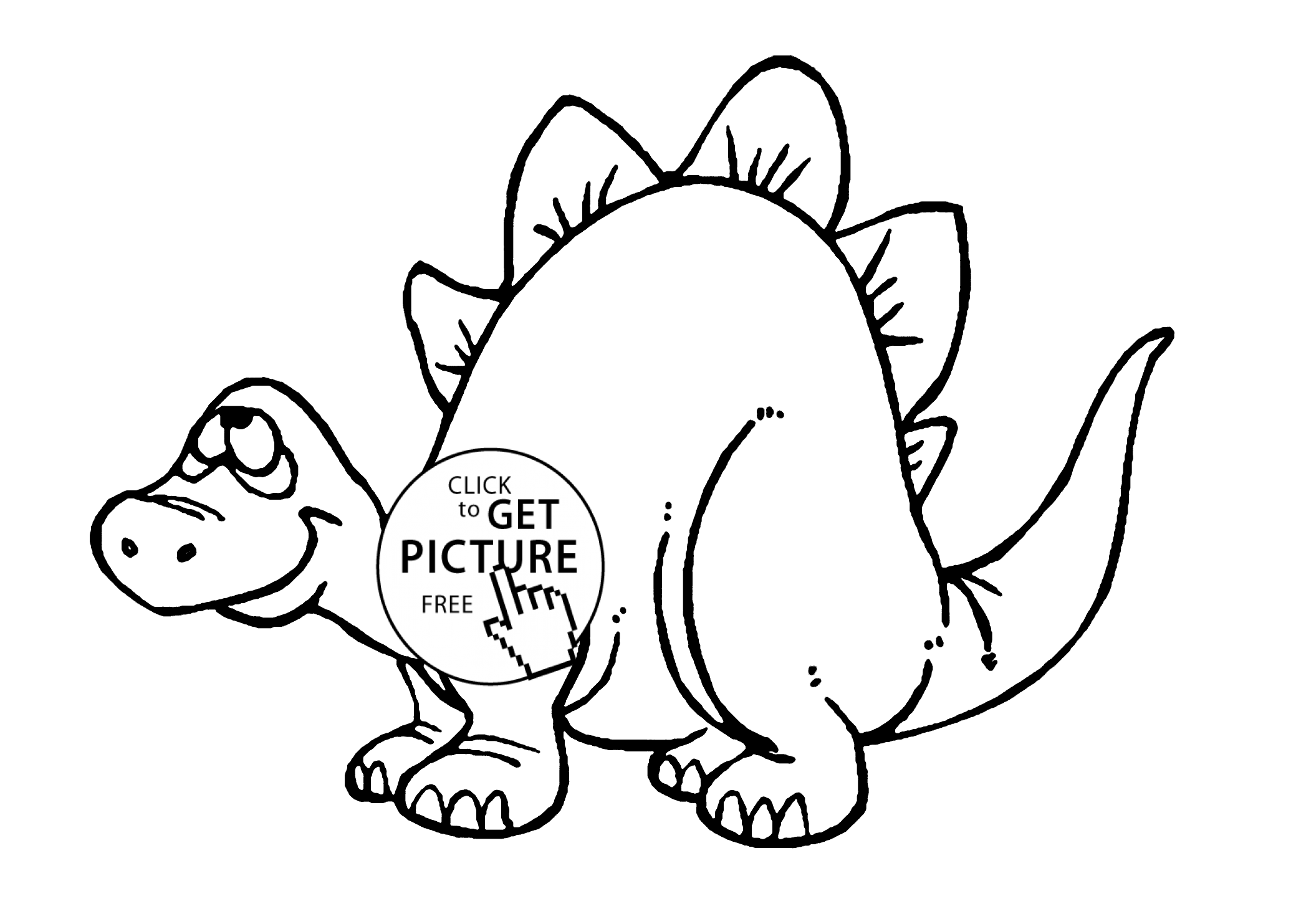 2079x1483 Drawing Animated Dinosaur Drawings In Conjunction With Baby