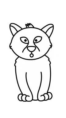 215x382 How To Draw Baby Cheetah, Easy Step By Step Drawing Tutorial