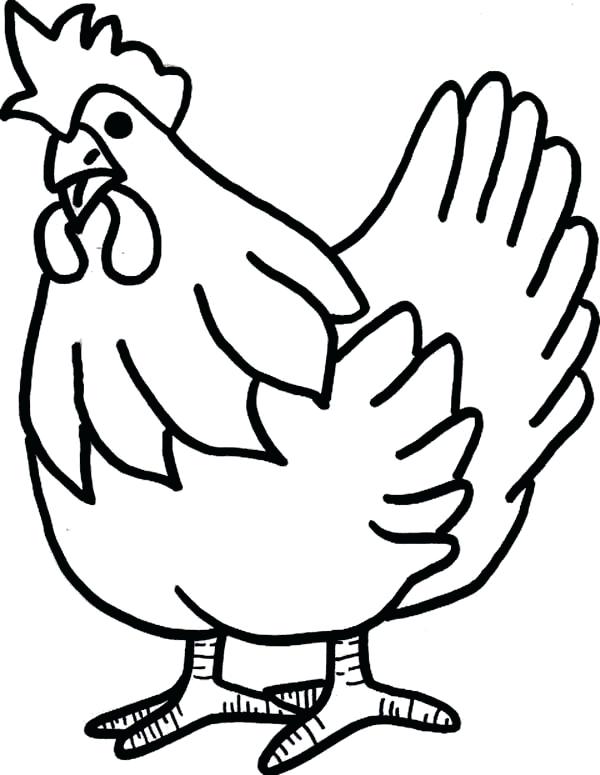 600x775 Baby Chicken Coloring Pictures How To Draw Page Sun