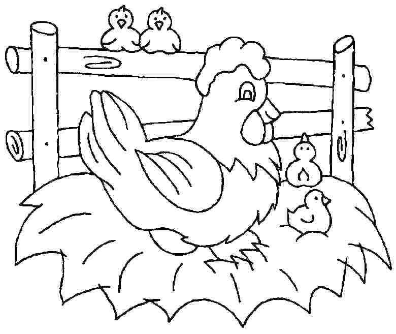 780x657 Stock Vector Chicken Coloring Pages Easter Baby Chick Murs
