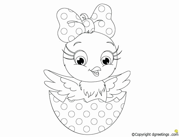582x445 Free Printable Easter Baby Chick Coloring Pages Photograph Baby