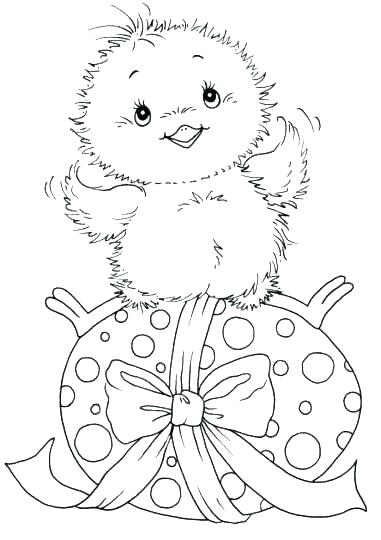 381x540 Baby Chick Coloring Page Synthesis.site