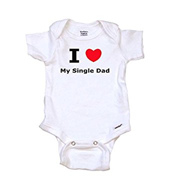 342x390 I Heart My Single Mom Cute Baby Clothes, Onesie
