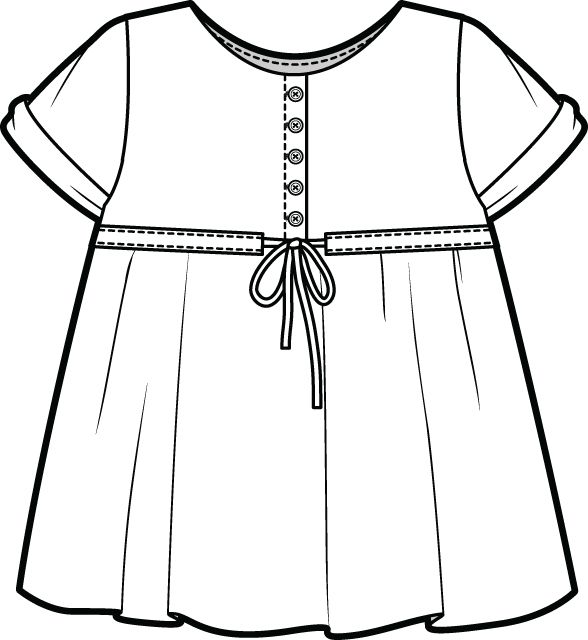 Baby Clothes Drawing at GetDrawings | Free download