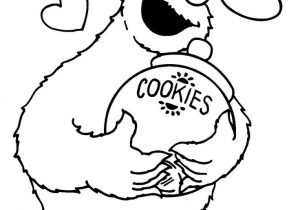 300x210 Baby Cookie Monster Drawing