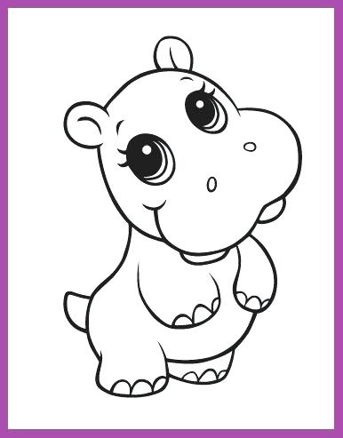 386x493 Cute Coloring Pages Of Baby Animals Cute Baby Cow Coloring Pages