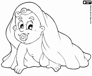 300x250 Baby, The Littlest One Coloring Pages Printable Games