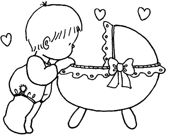576x462 Drawing From His Crib Baby ~ Child Coloring