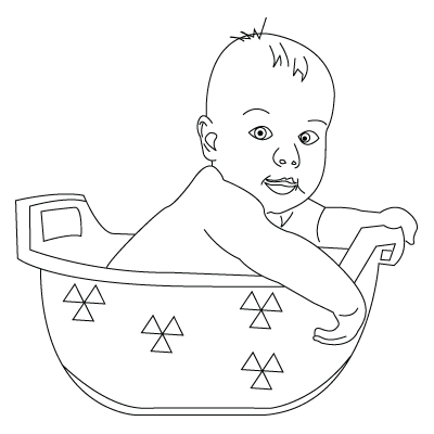 400x400 Baby Drawing To Color
