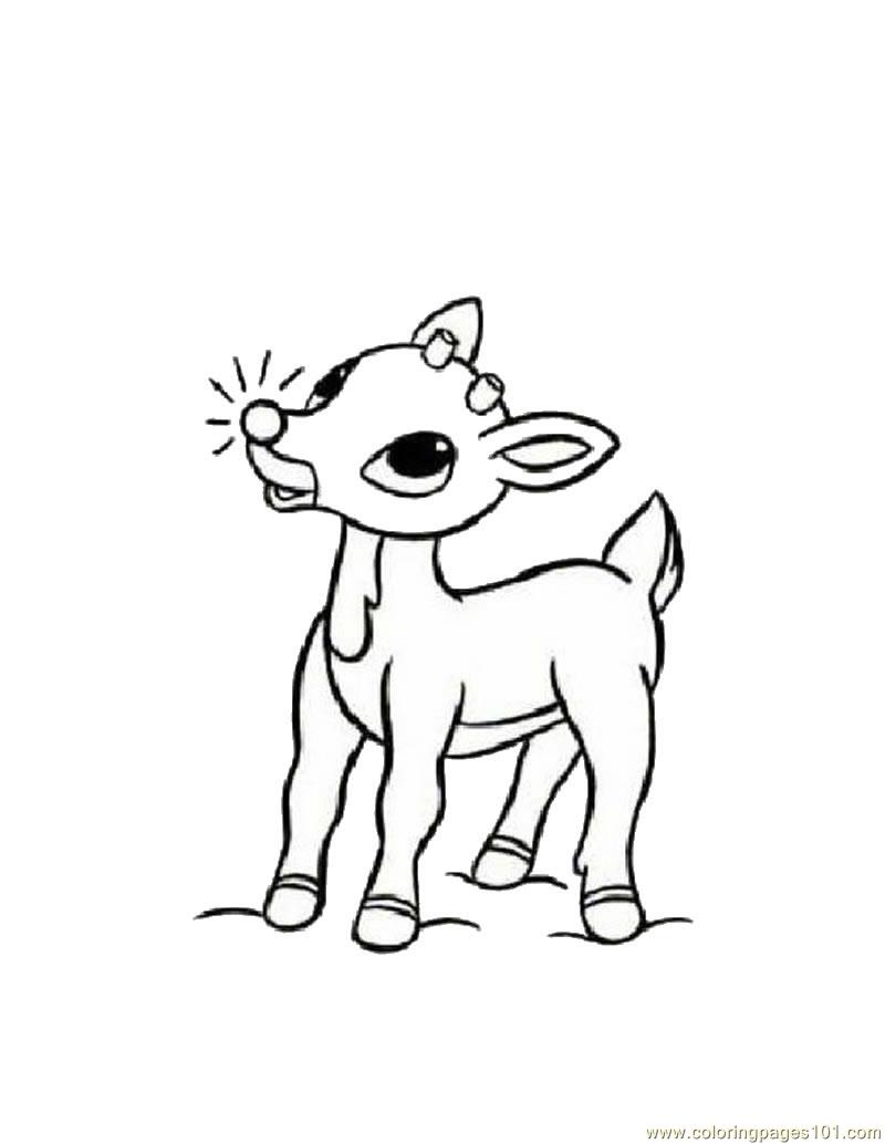800x1034 Baby Deers Coloring Page