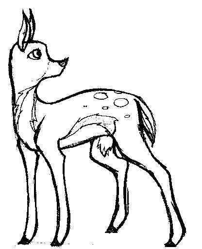 416x512 Cute Baby Deer By Songbreez