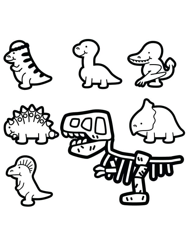 612x792 Dino Coloring Pages Good Baby Dinosaur Coloring Pages On Coloring