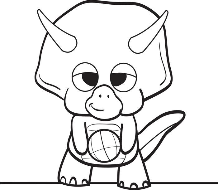 700x609 Baby Dinosaur Coloring Pages Dino Crafts