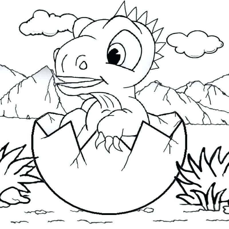 800x800 Free Printable Dinosaur Coloring Pages Baby Dinosaur Coloring