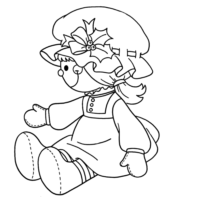 845x820 Cute And Sweet Baby Doll Colour Drawing Hd Wallpaper Free