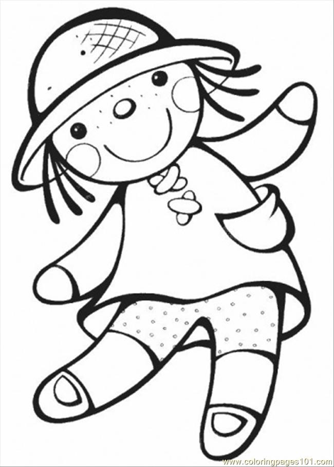 650x910 Baby Doll Coloring Pages