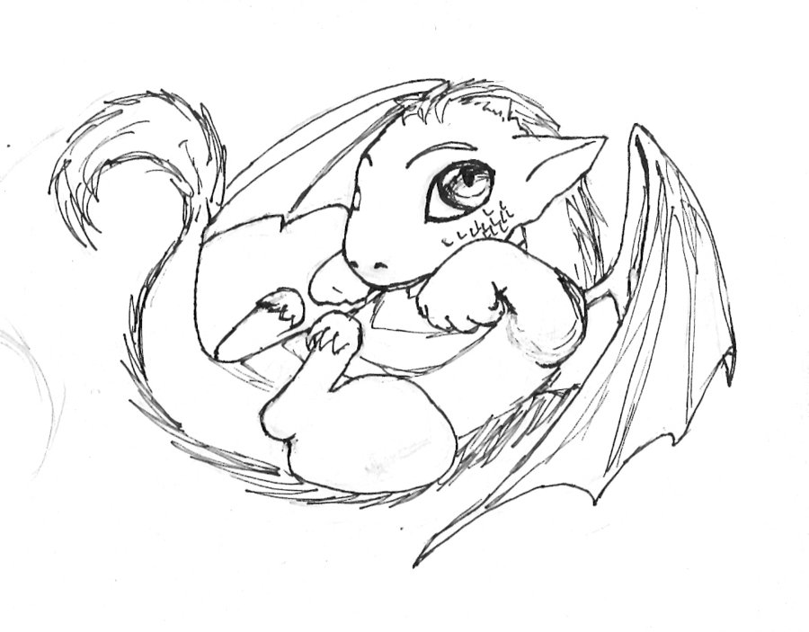 900x703 Baby Dragon By Nihil01lin