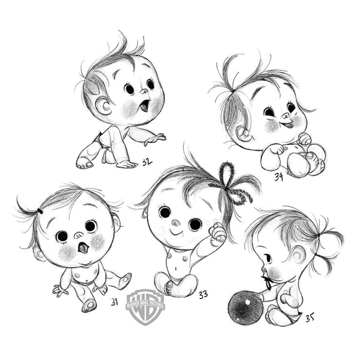 Baby Drawing Cartoon