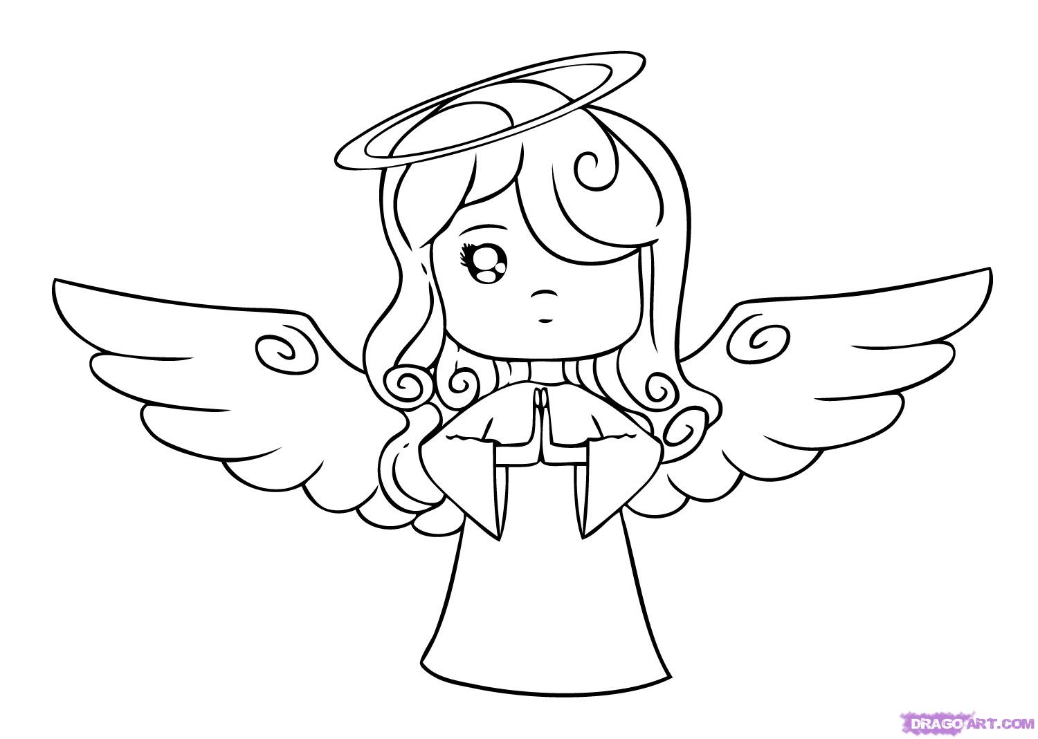 1500x1069 Drawn Toon Angel Baby