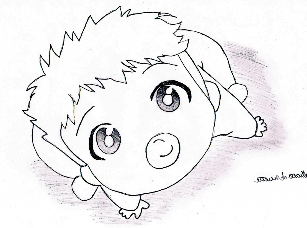 1024x763 Baby Pictures Drawings Anime Ba Drawings Sketch Coloring Page