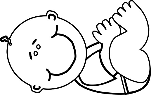 Baby Drawing Outline at GetDrawings | Free download