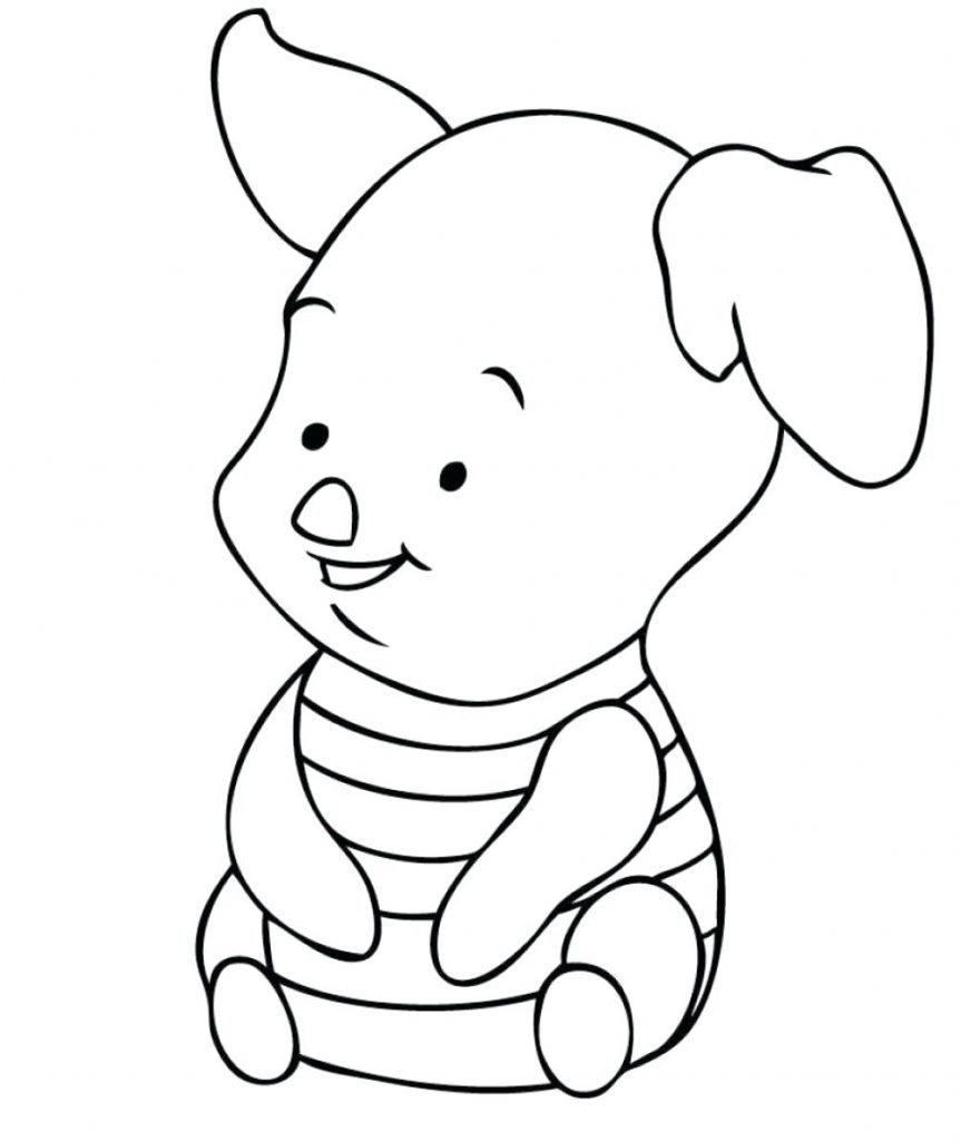 863x1024 Horse Outline Coloring Page Winnie The Pooh And Piglet Tattoo