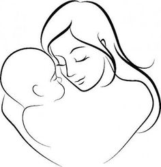 236x245 Mom And Baby Drawings Vector Of Mother And Baby Icon Woman