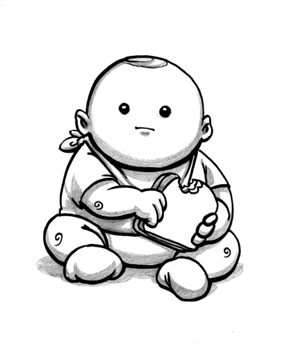 409x495 Fat Baby By Arosenlund