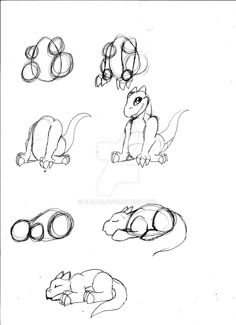 762x1048 How To Draw A Baby Dragon By 6liza6