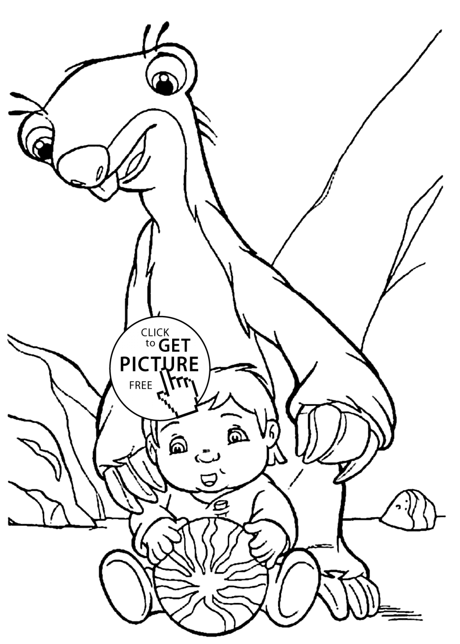 1483x2079 Coloring Pages Ice Age Coloring Page And Baby Pages For Kids