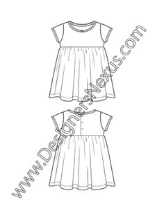 Baby Dress Drawing