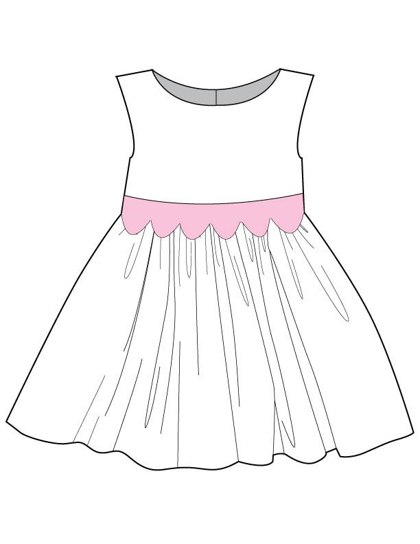 612x792 Beatrice Riley Toddleraby Girl Sleeveless Dress Wpeplum Sz 6mths