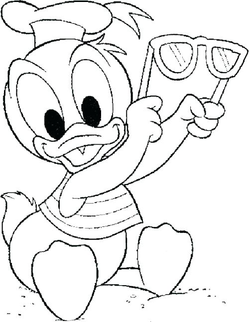 500x647 Baby Duck Coloring Pages