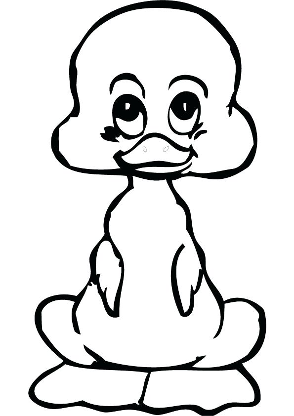 595x842 Baby Duck Coloring Pages Download Free Baby Duck Drawing Page Baby
