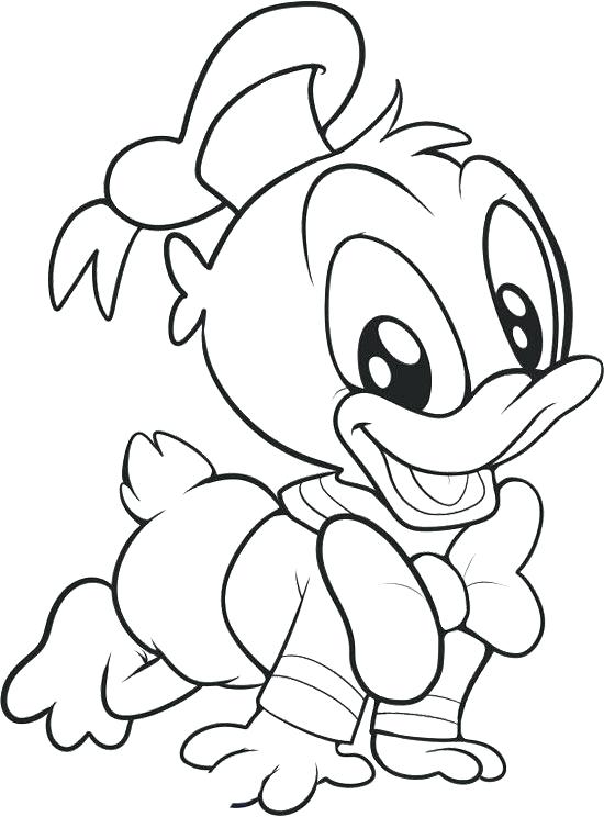 550x744 Donald Duck Pictures To Color Cute Duck Coloring Pages Ducks