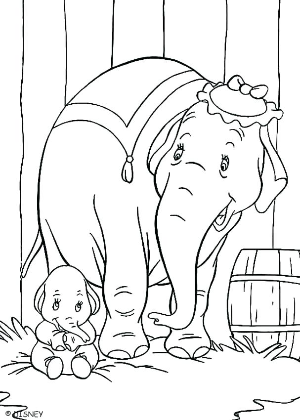 607x850 Dumbo Coloring Page Cortefocal.site