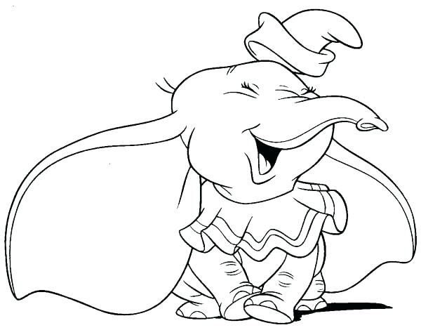 600x470 Dumbo Coloring Pages