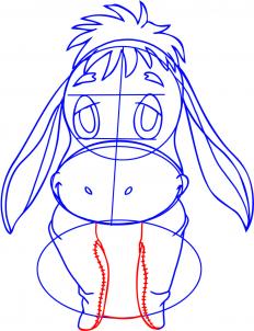 232x302 How To Draw How To Draw Baby Eeyore