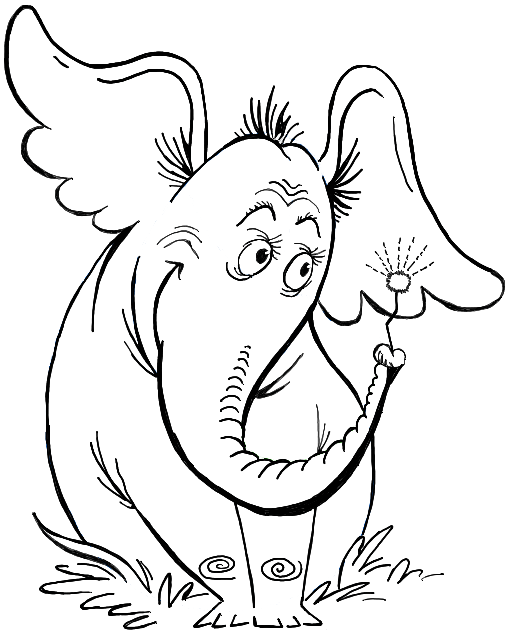 508x635 How To Draw Horton Hears A Who From Dr. Seuss' Book In Easy Steps