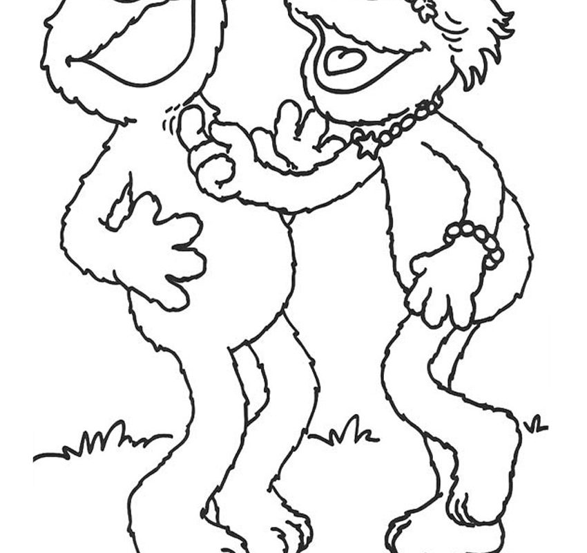850x800 Print Download Elmo Coloring Pages For Childrens Home Sesame