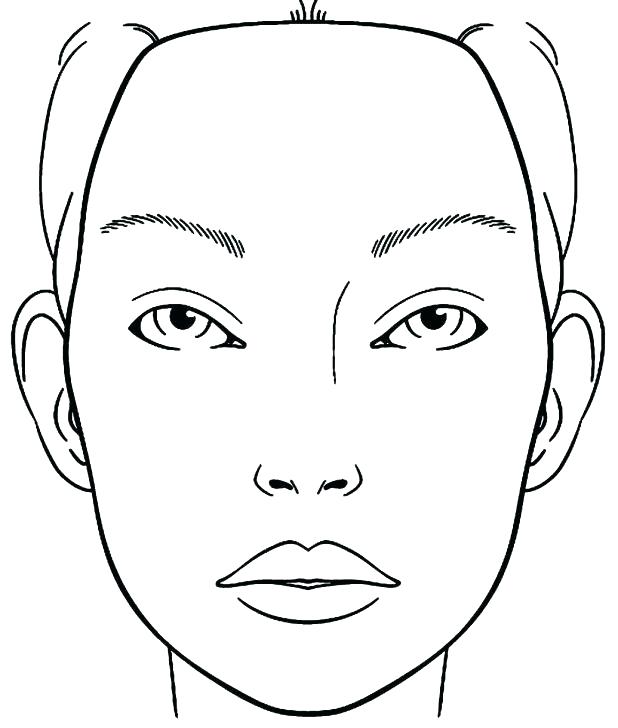 618x728 Blank Face Coloring Page