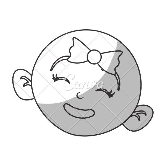 550x550 Cute Baby Face Icon