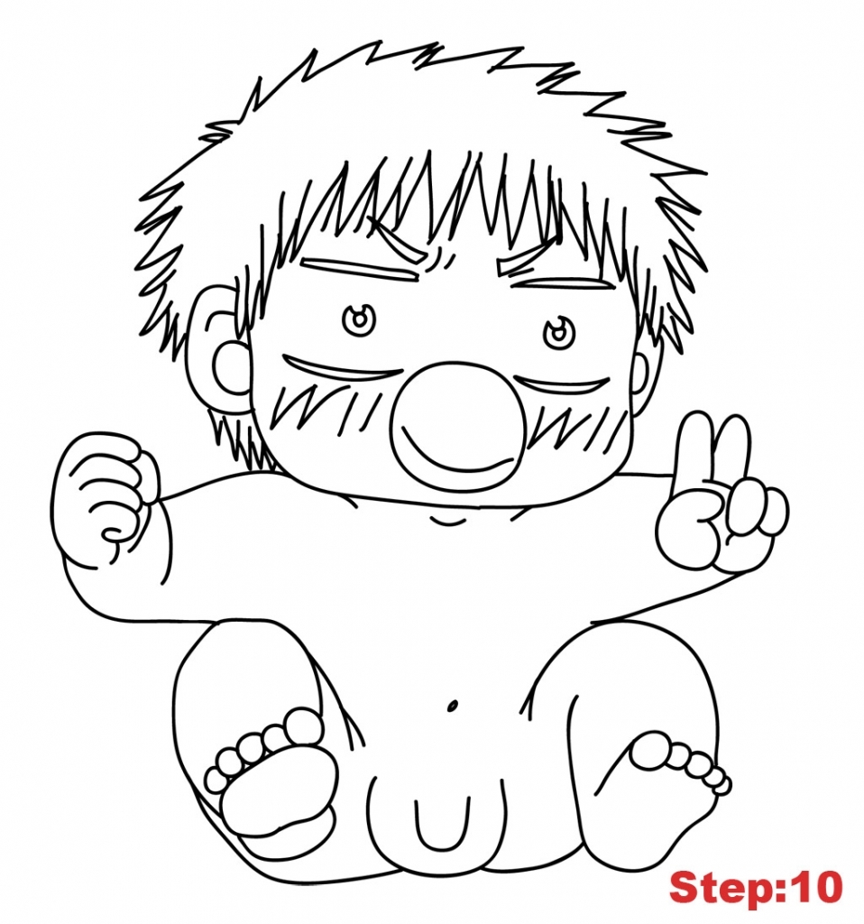 958x1024 How To Draw Baby Pictures