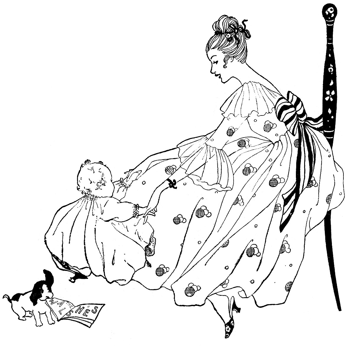 1192x1178 Vintage Clip Art