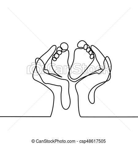 450x470 Baby Holding Mothers Finger Illustrations And Stock Art. 149 Baby